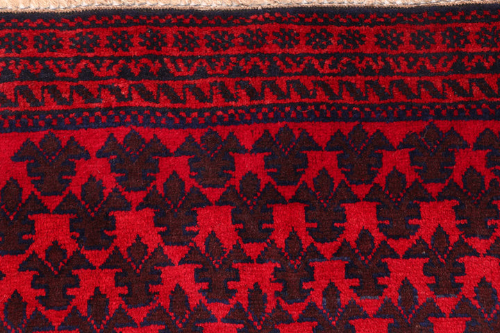 Firebrick Baluchi 2' 11 x 4' 9 - No. 54494 - ALRUG Rug Store