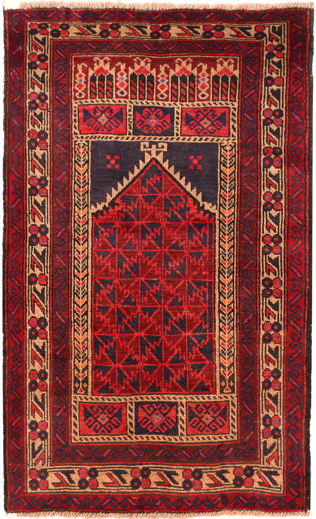 Multi Colored Prayer 2' 11 x 4' 10 - No. 54495 - ALRUG Rug Store