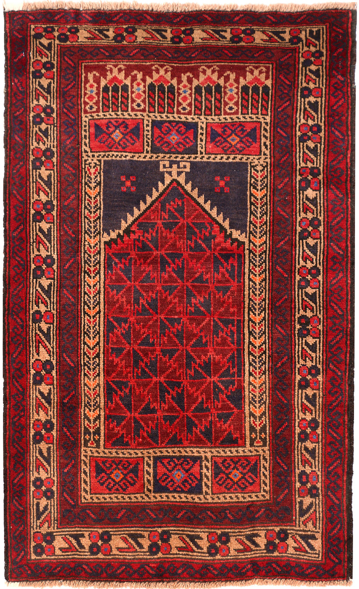 Multi Colored Prayer 2' 11 x 4' 10 - No. 54495 - ALRUG Rug Store