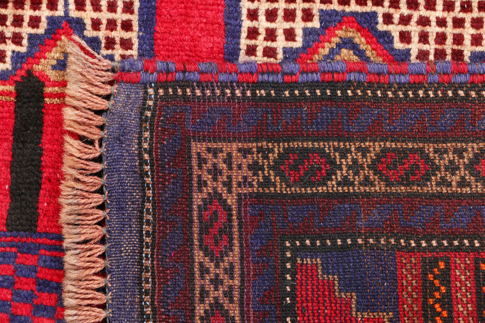 Dark Slateblue Prayer 2' 10 x 4' 6 - No. 54496 - ALRUG Rug Store