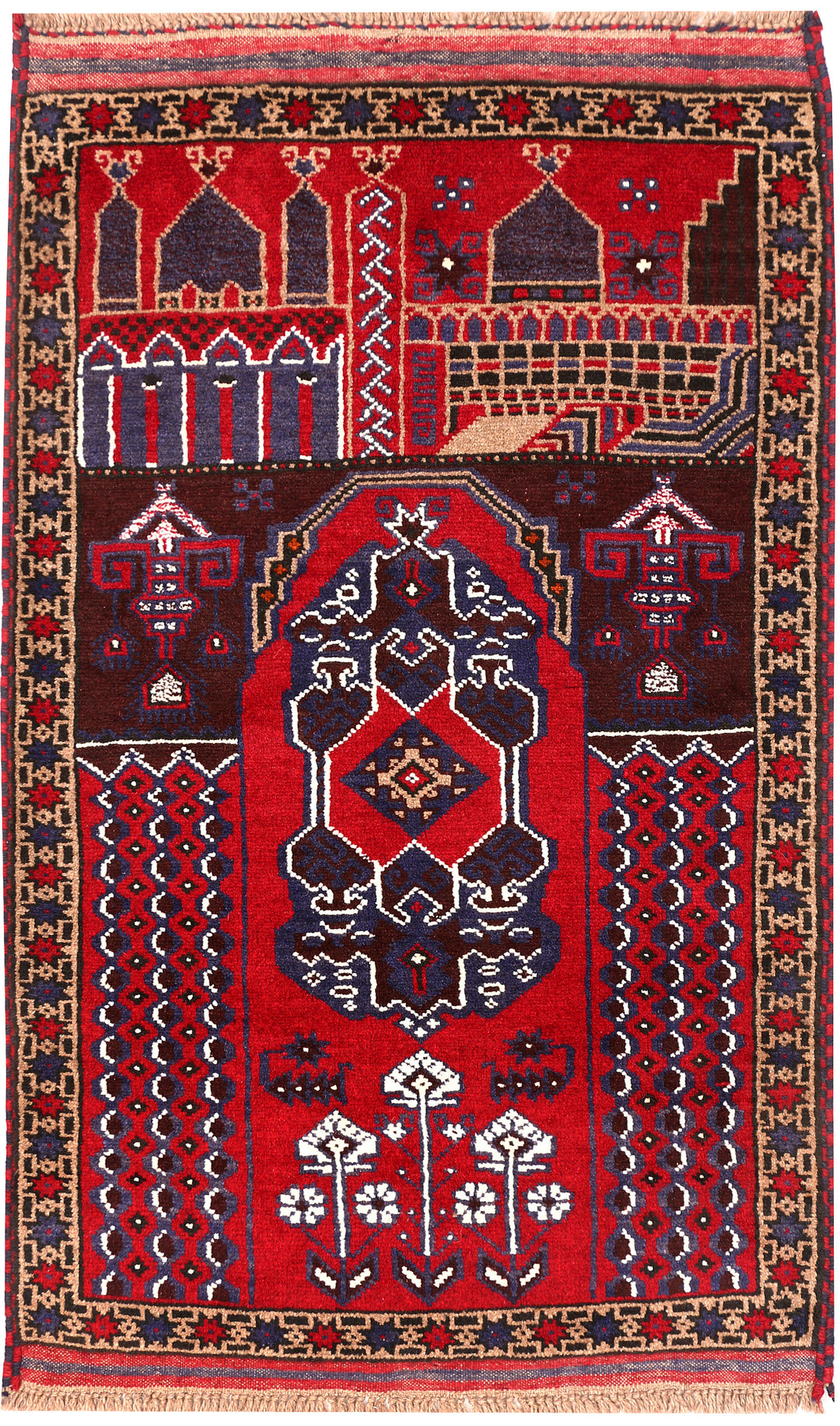 Multi Colored Prayer 2' 11 x 4' 7 - No. 54503 - ALRUG Rug Store