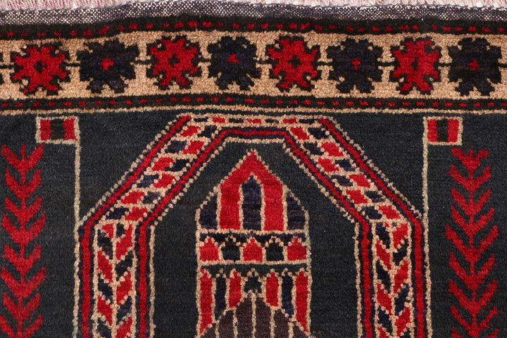 Black Prayer 3' 1 x 4' 5 - No. 54505 - ALRUG Rug Store