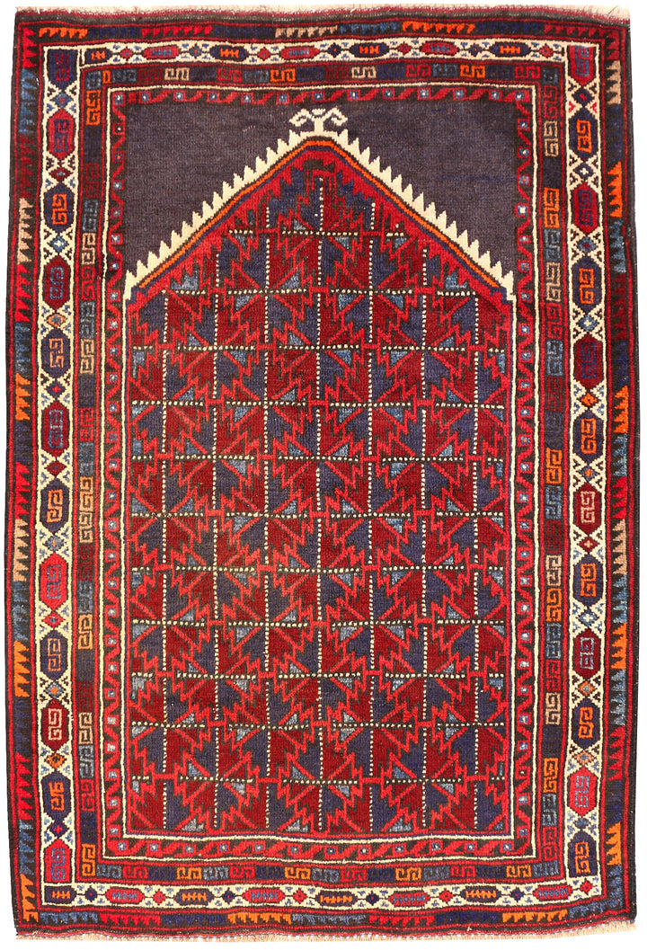 Multi Colored Prayer 3' x 4' 4 - No. 54506 - ALRUG Rug Store