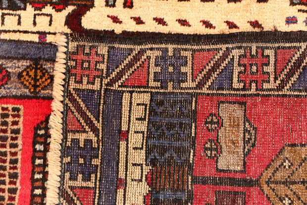 Tomato Baluchi 2' 10 x 4' 1 - No. 54507 - ALRUG Rug Store