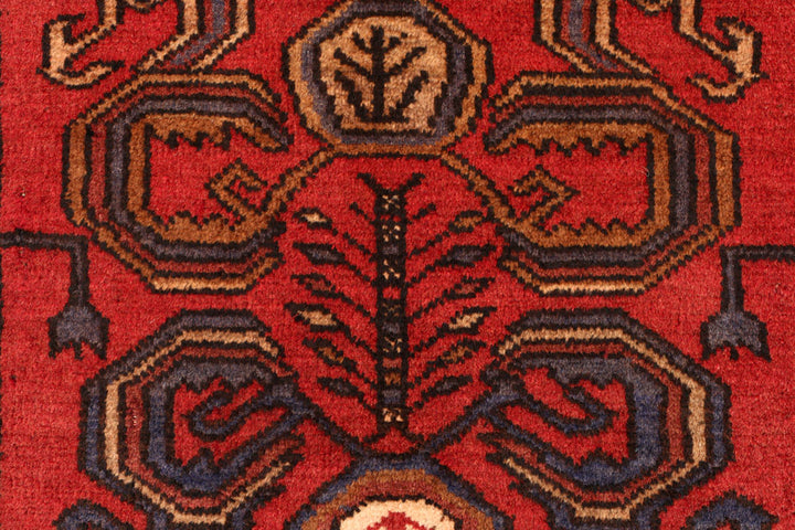 Tomato Baluchi 2' 9 x 3' 11 - No. 54513 - ALRUG Rug Store