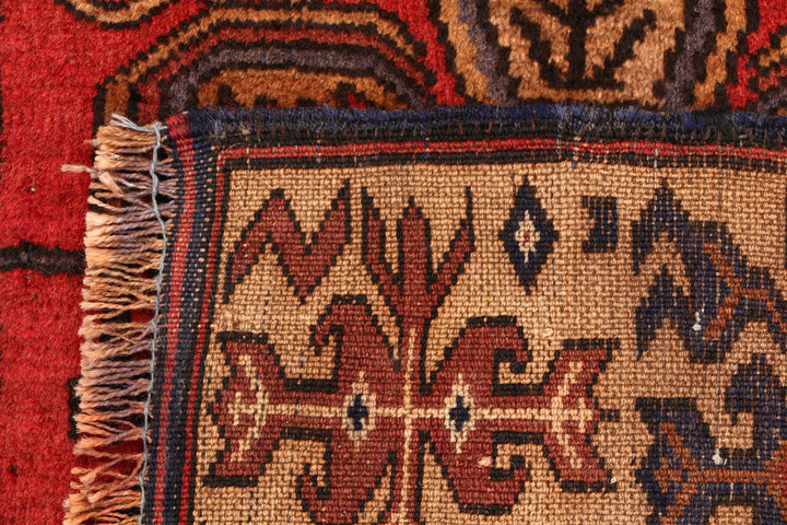 Tomato Baluchi 2' 9 x 3' 11 - No. 54513 - ALRUG Rug Store