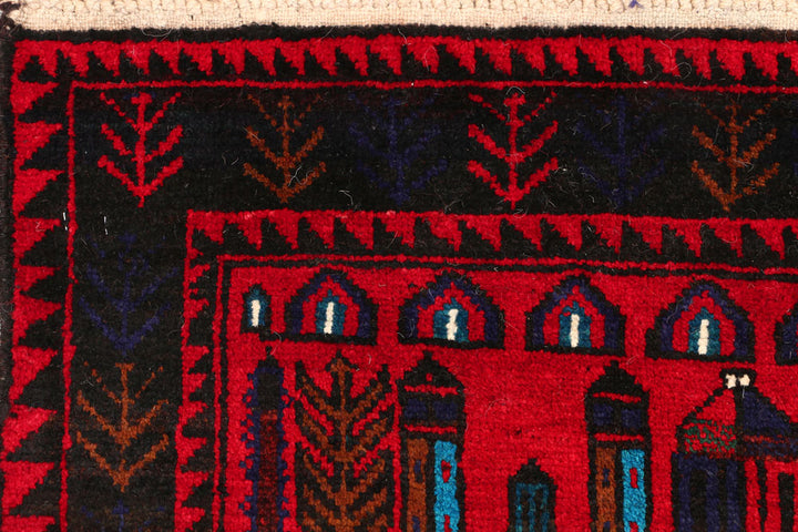 Multi Colored Prayer 2' 7 x 4' 6 - No. 54514 - ALRUG Rug Store