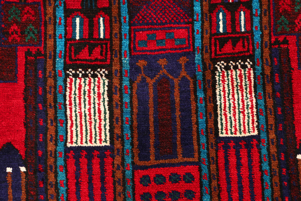 Multi Colored Prayer 2' 7 x 4' 6 - No. 54514 - ALRUG Rug Store