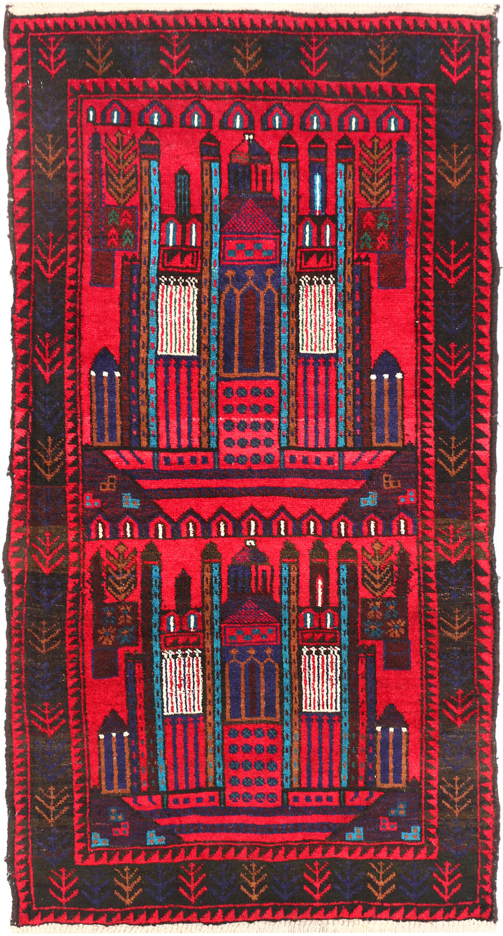 Multi Colored Prayer 2' 7 x 4' 6 - No. 54514 - ALRUG Rug Store