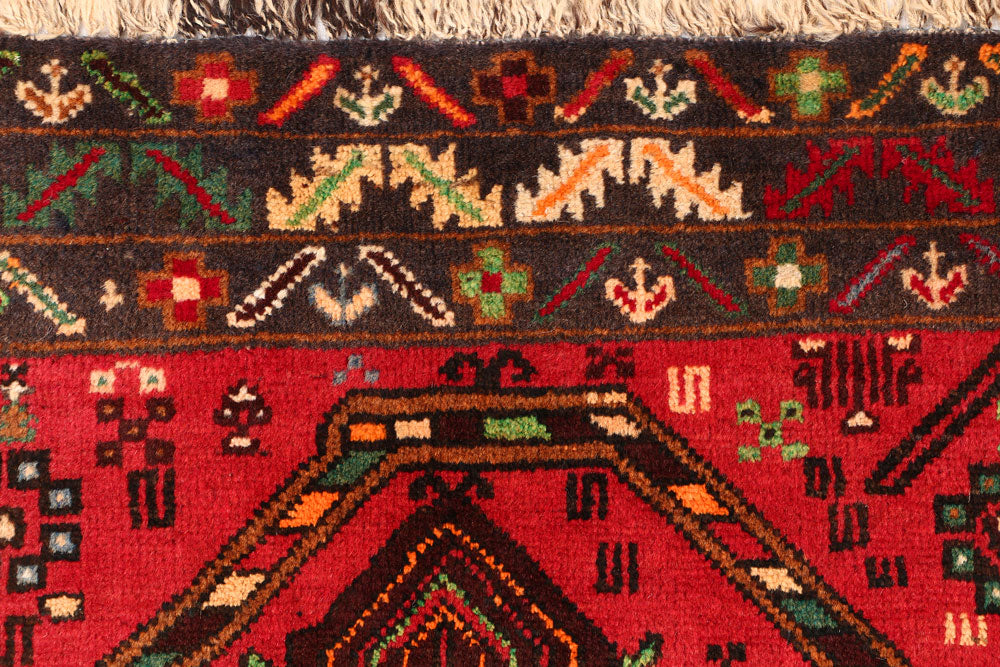 Crimson Baluchi 2' 11 x 4' 6 - No. 54516 - ALRUG Rug Store