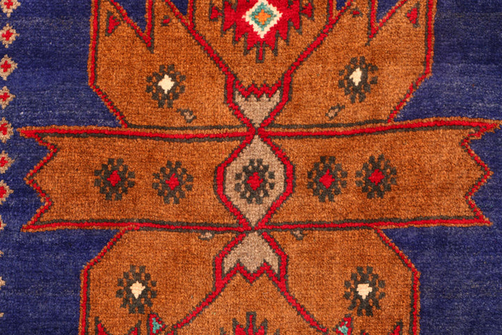 Slate Blue Baluchi 3' 1 x 4' 8 - No. 54518 - ALRUG Rug Store