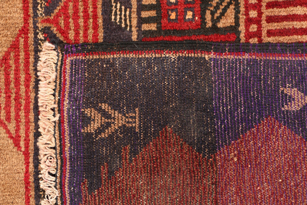 Multi Colored Baluchi 2' 11 x 4' 6 - No. 54523 - ALRUG Rug Store