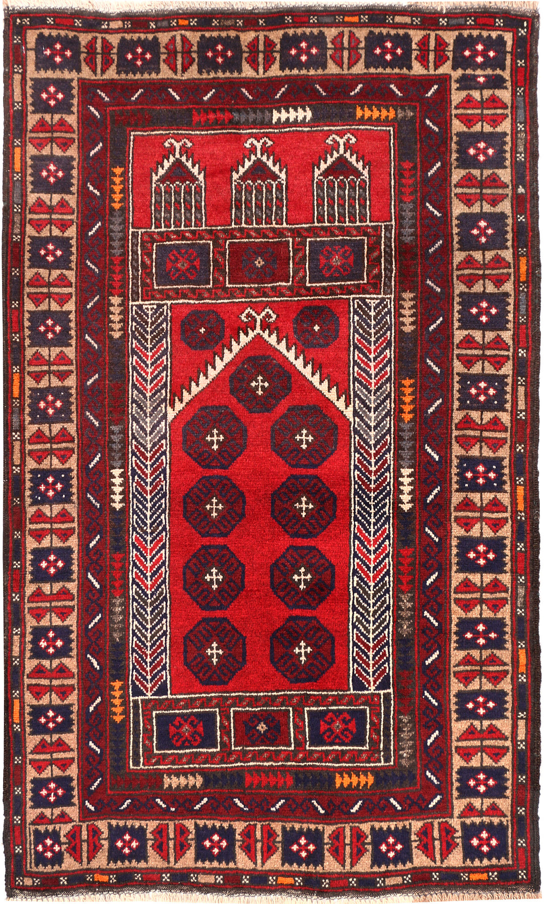 Firebrick Prayer 3' 1 x 4' 6 - No. 54525 - ALRUG Rug Store