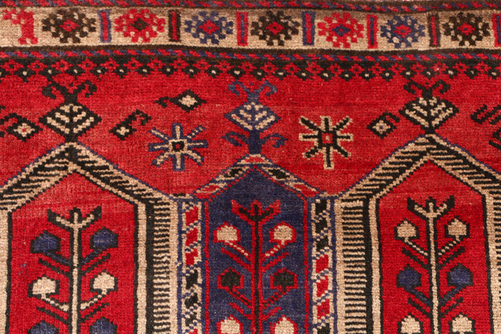Firebrick Baluchi 3' 1 x 4' 3 - No. 54530 - ALRUG Rug Store