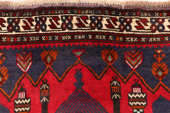 Multi Colored Prayer 3' 1 x 4' 8 - No. 54534 - ALRUG Rug Store