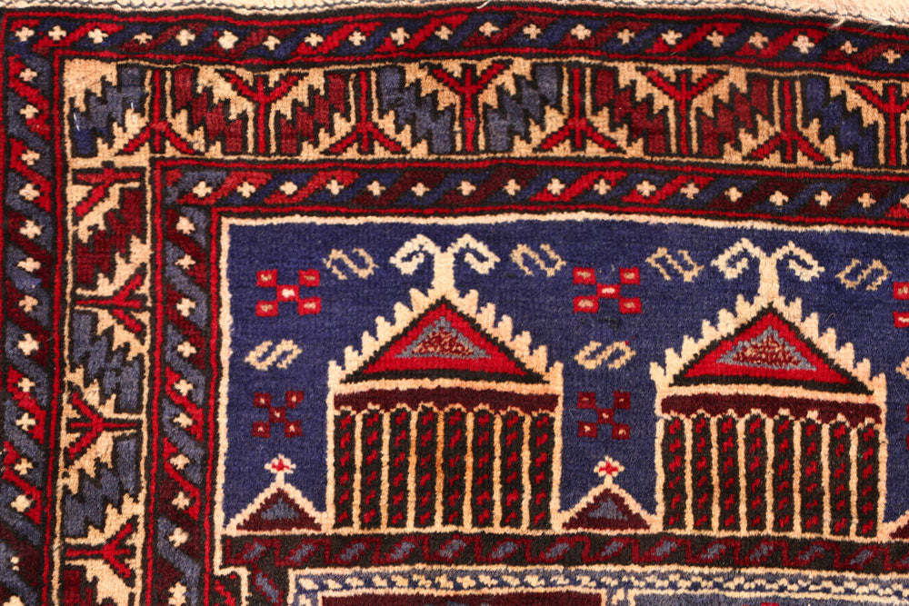 Slate Blue Prayer 2' 11 x 4' 3 - No. 54535 - ALRUG Rug Store