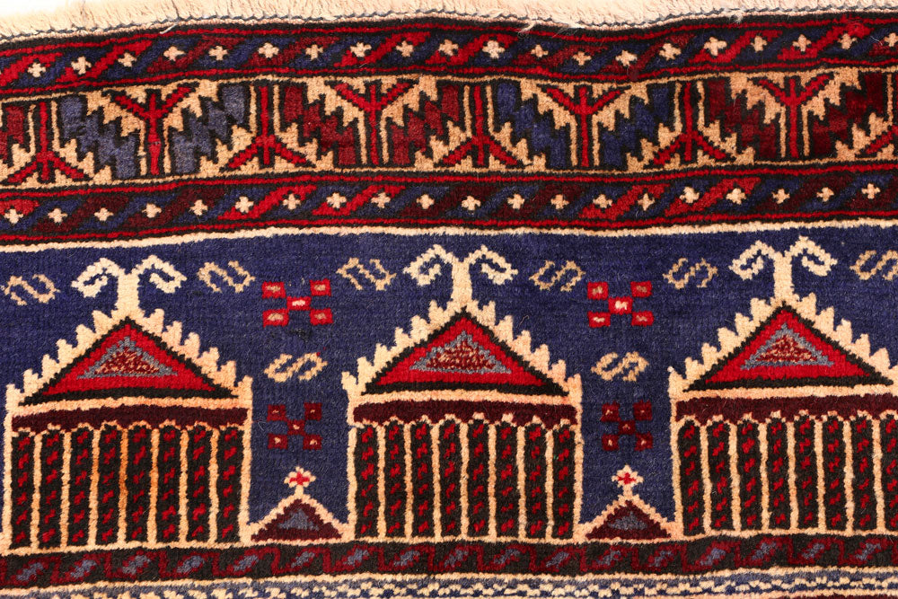 Slate Blue Prayer 2' 11 x 4' 3 - No. 54535 - ALRUG Rug Store