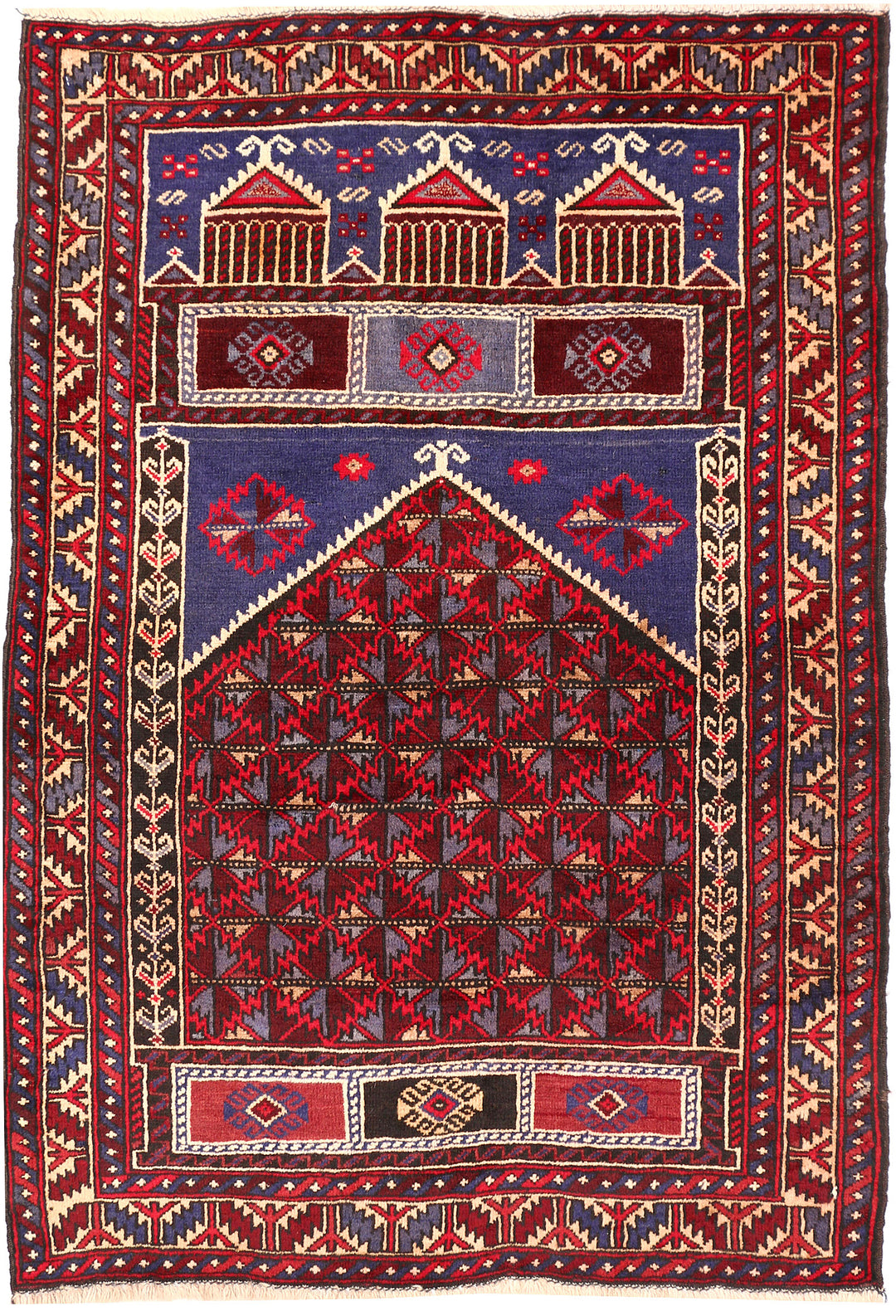 Slate Blue Prayer 2' 11 x 4' 3 - No. 54535 - ALRUG Rug Store