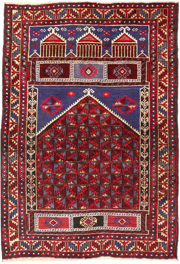 Slate Blue Prayer 2' 11 x 4' 3 - No. 54535 - ALRUG Rug Store