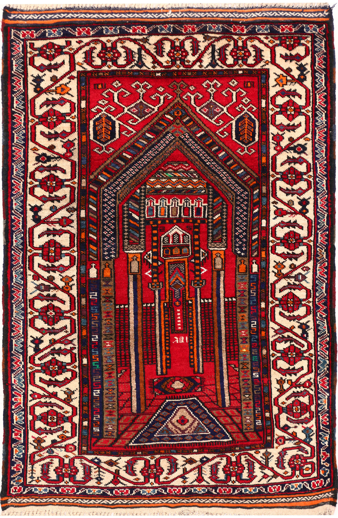 Multi Colored Prayer 2' 11 x 4' 3 - No. 54543 - ALRUG Rug Store