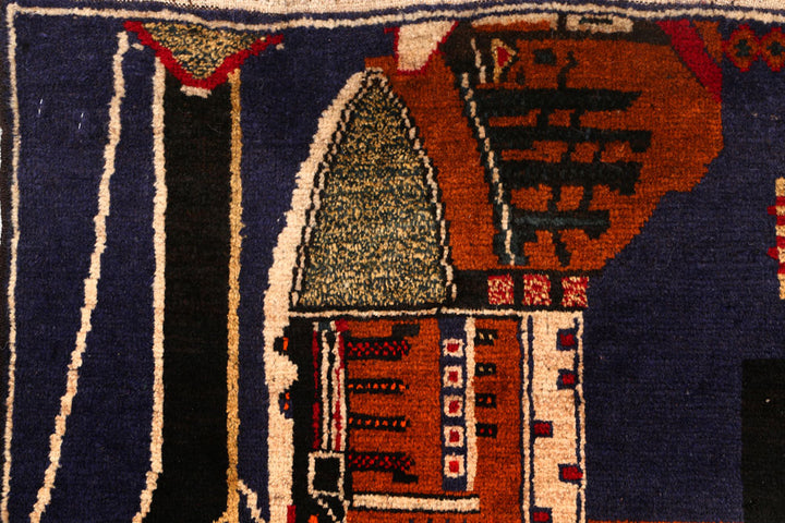 Multi Colored Baluchi 2' 9 x 4' 7 - No. 54545 - ALRUG Rug Store