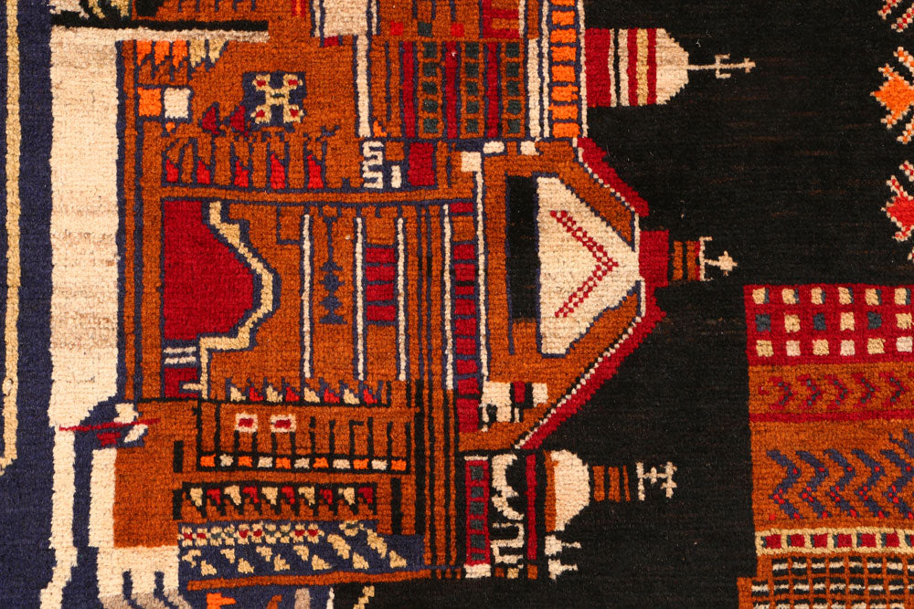 Multi Colored Baluchi 2' 9 x 4' 7 - No. 54545 - ALRUG Rug Store