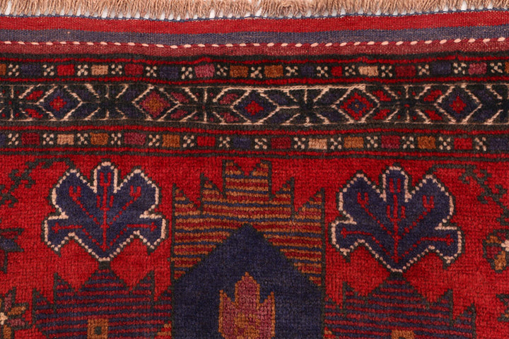 Firebrick Baluchi 2' 10 x 4' 2 - No. 54549 - ALRUG Rug Store