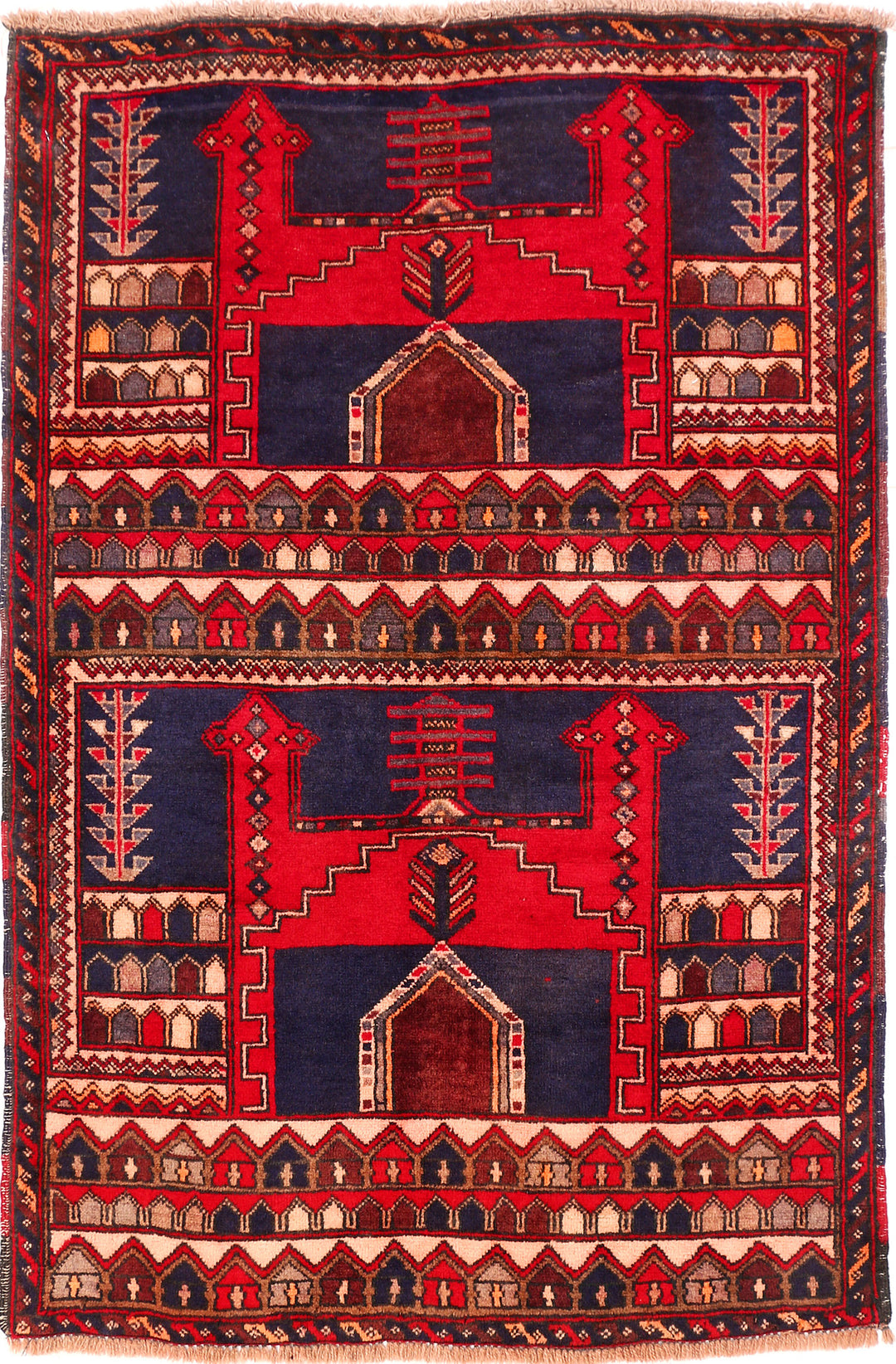 Midnight Blue Prayer 2' 9 x 4' 2 - No. 54551 - ALRUG Rug Store