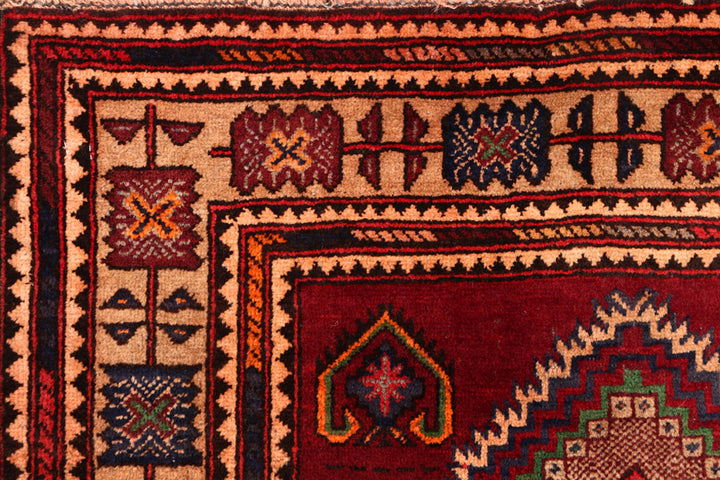 Dark Red Baluchi 2' 11 x 4' 4 - No. 54553 - ALRUG Rug Store