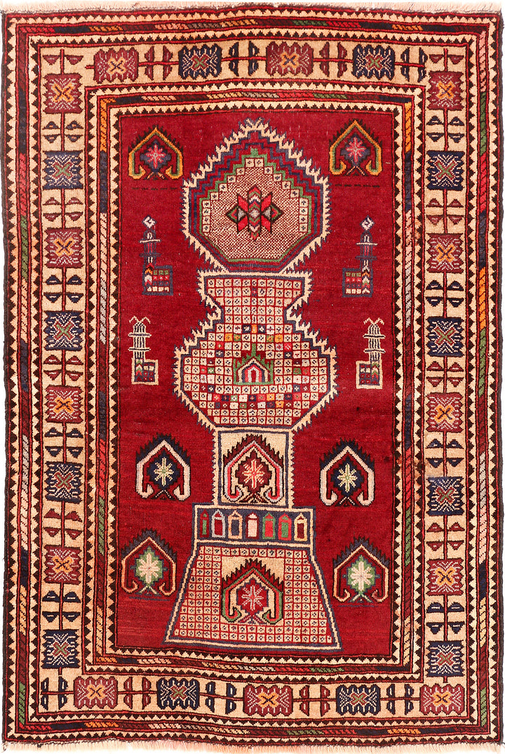 Dark Red Baluchi 2' 11 x 4' 4 - No. 54553 - ALRUG Rug Store