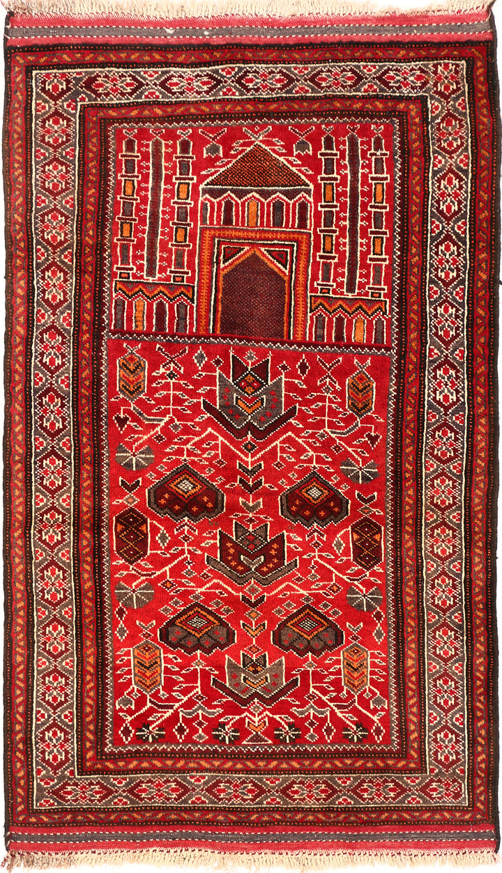 Firebrick Prayer 2' 11 x 4' 7 - No. 54556 - ALRUG Rug Store
