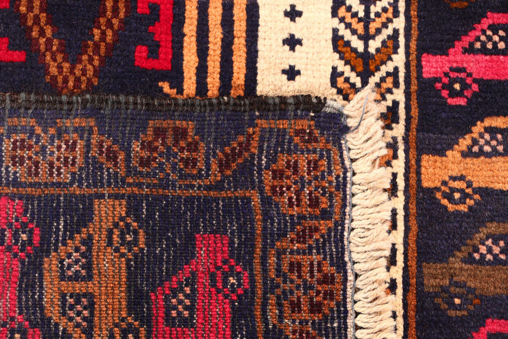 Cornsilk Baluchi 2' 9 x 4' 2 - No. 54558 - ALRUG Rug Store