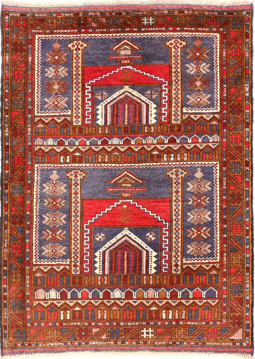 Multi Colored Prayer 2' 11 x 3' 10 - No. 54561 - ALRUG Rug Store