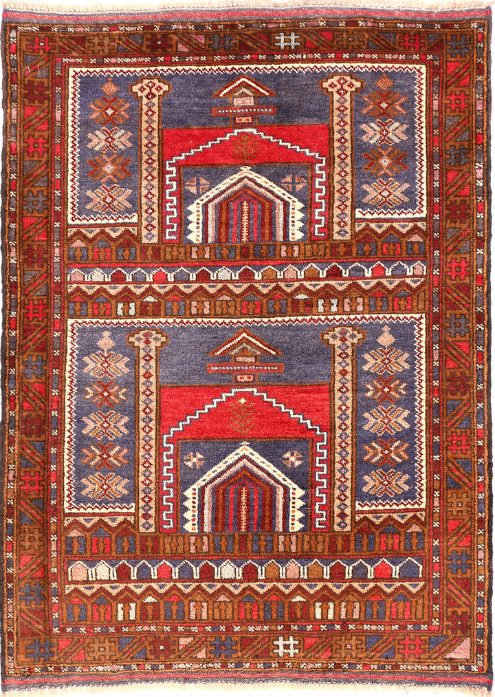 Multi Colored Prayer 2' 11 x 3' 10 - No. 54561 - ALRUG Rug Store