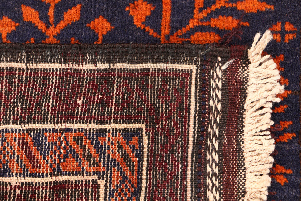 Midnight Blue Baluchi 2' 9 x 3' 7 - No. 54562 - ALRUG Rug Store