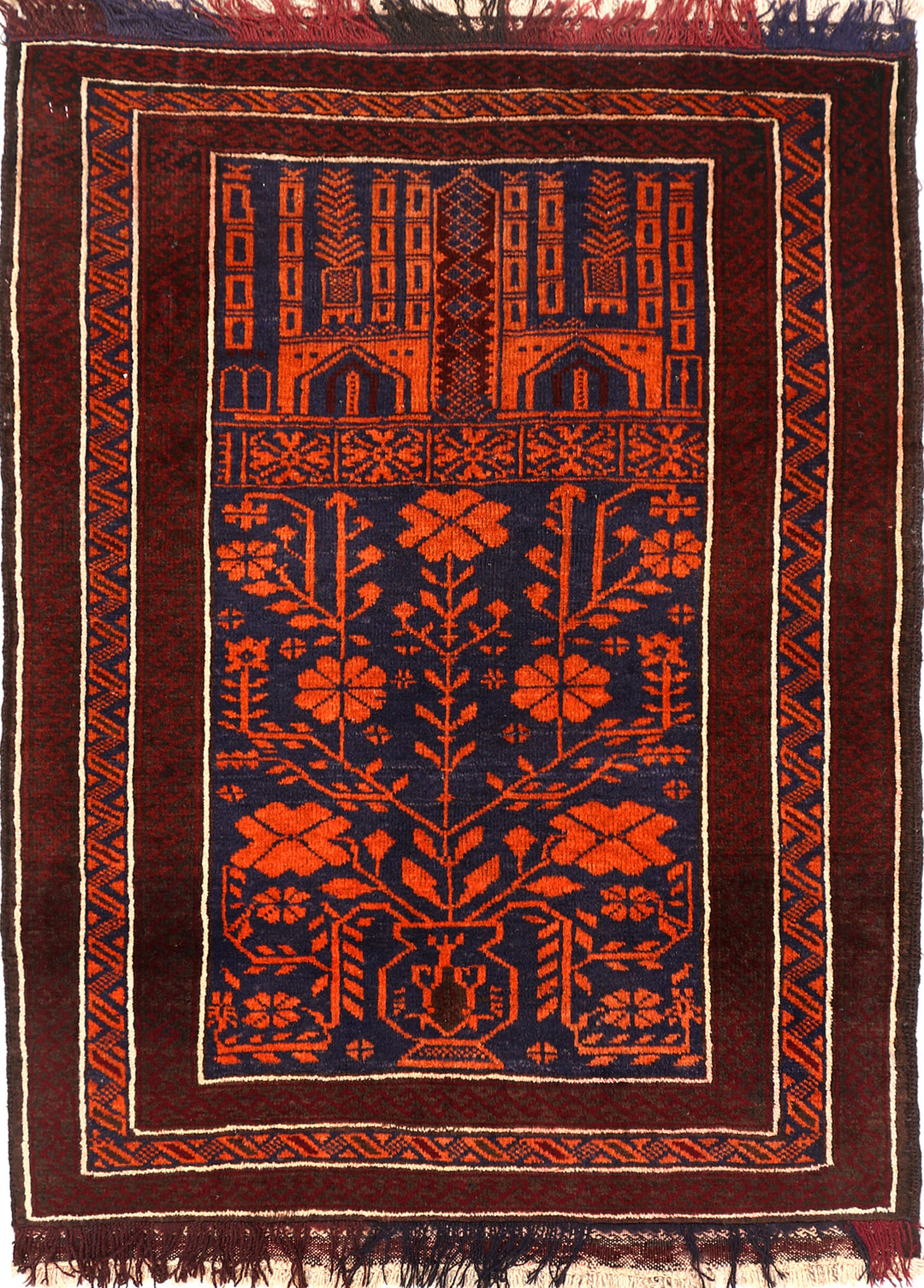Midnight Blue Baluchi 2' 9 x 3' 7 - No. 54562 - ALRUG Rug Store