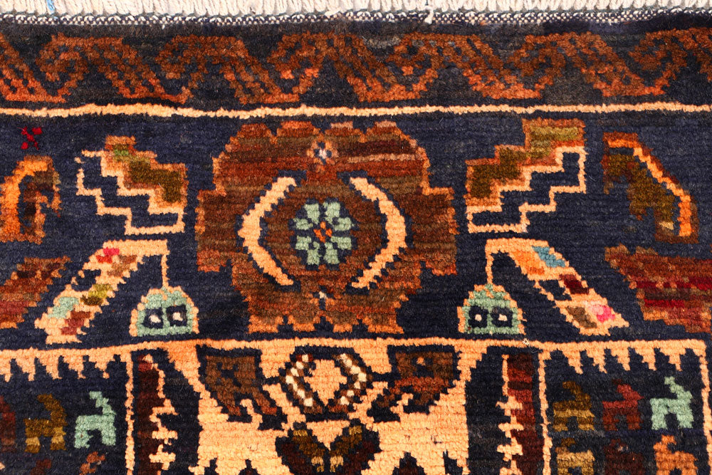 Cornsilk Baluchi 2' 7 x 4' 3 - No. 54563 - ALRUG Rug Store