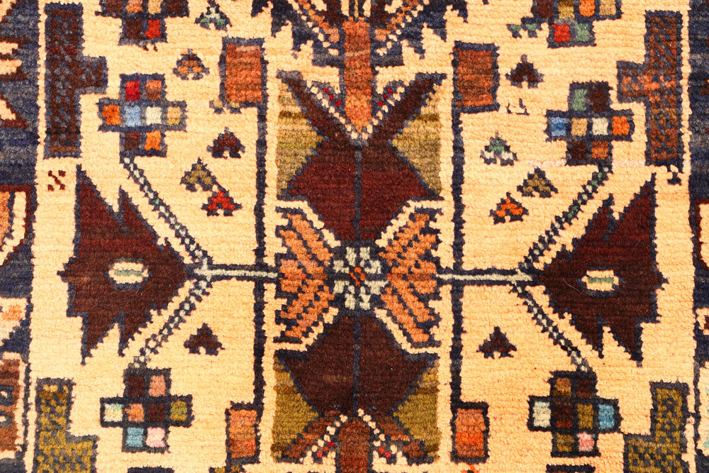 Cornsilk Baluchi 2' 7 x 4' 3 - No. 54563 - ALRUG Rug Store