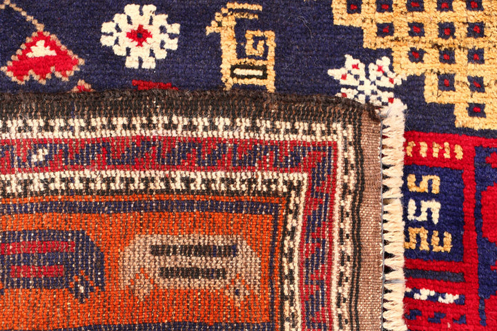 Multi Colored Baluchi 2' 11 x 4' 9 - No. 54564 - ALRUG Rug Store