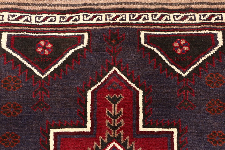 Midnight Blue Baluchi 3' 1 x 5' 1 - No. 54566 - ALRUG Rug Store
