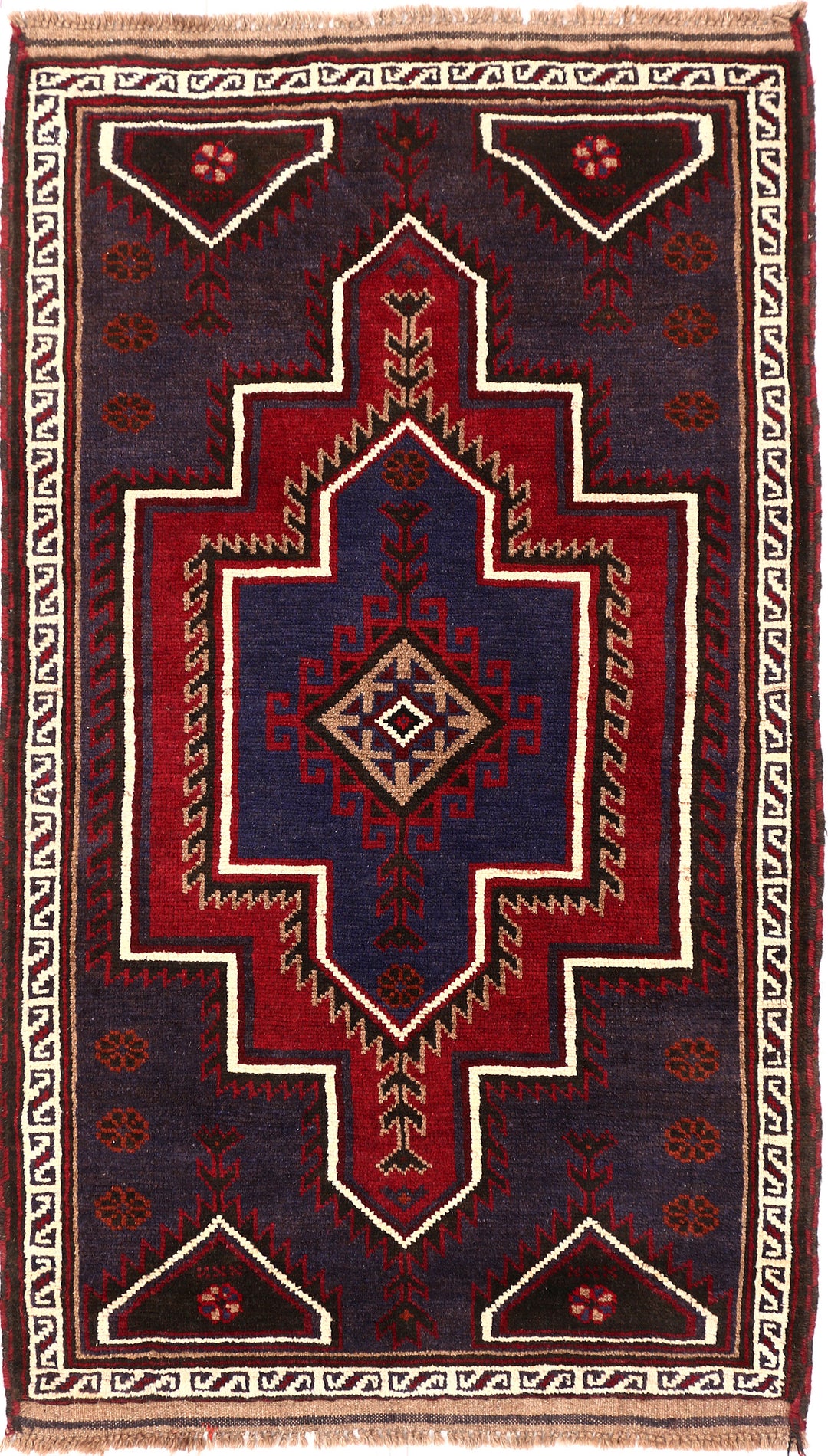 Midnight Blue Baluchi 3' 1 x 5' 1 - No. 54566 - ALRUG Rug Store