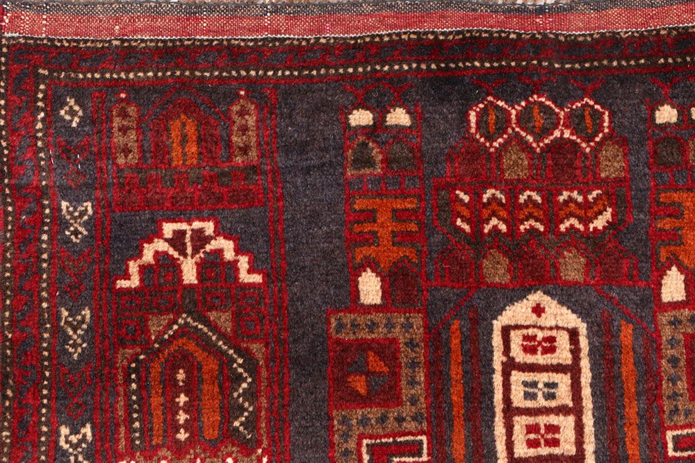 Baluchi 2' 8 x 4' 3 - No. 54568 - ALRUG Rug Store