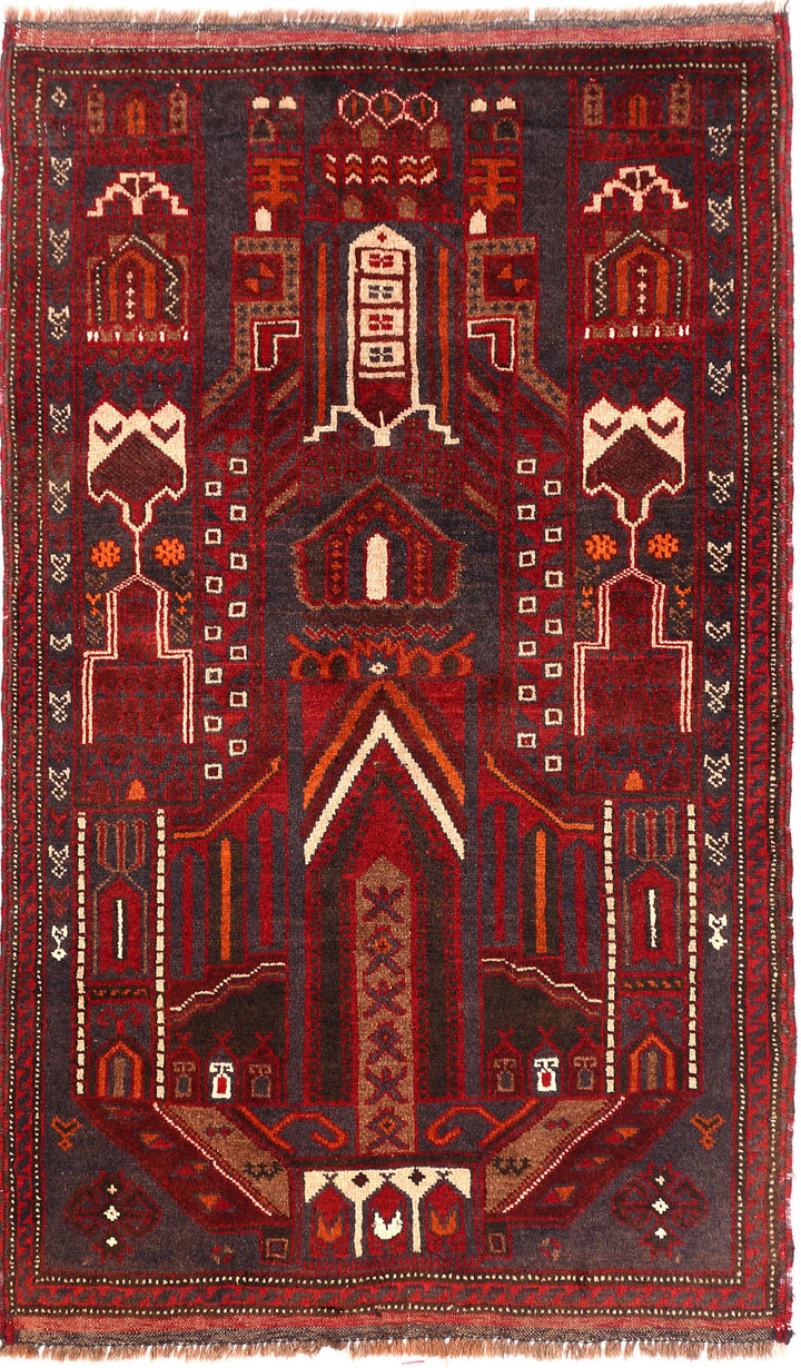 Baluchi 2' 8 x 4' 3 - No. 54568 - ALRUG Rug Store