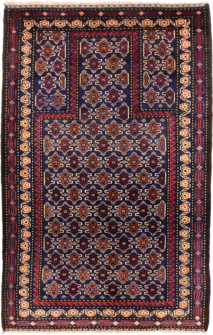 Midnight Blue Prayer 3' x 4' 8 - No. 54571 - ALRUG Rug Store