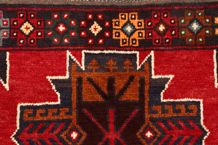 Firebrick Baluchi 2' 11 x 4' 2 - No. 54574 - ALRUG Rug Store