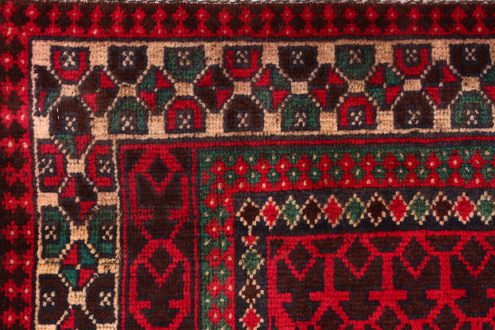 Firebrick Baluchi 2' 10 x 4' 6 - No. 54575 - ALRUG Rug Store