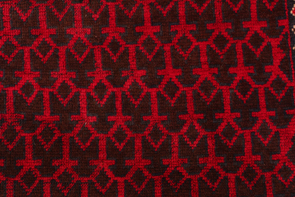 Firebrick Baluchi 2' 10 x 4' 6 - No. 54575 - ALRUG Rug Store