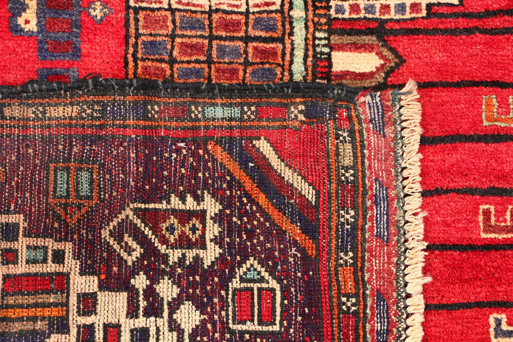 Crimson Baluchi 3' 1 x 4' 5 - No. 54584 - ALRUG Rug Store
