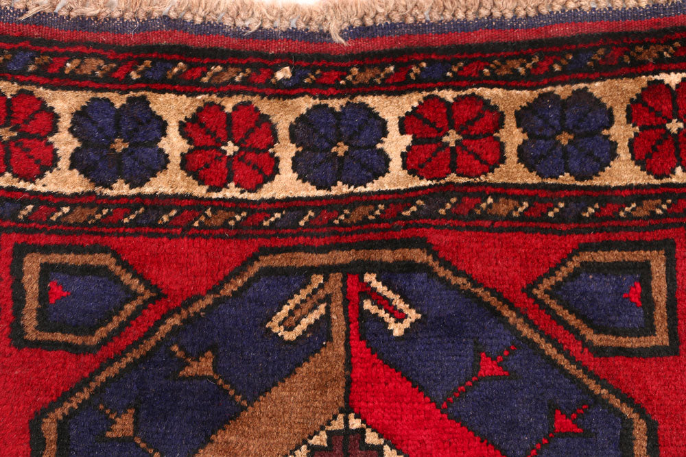 Dark Slateblue Baluchi 2' 9 x 4' 4 - No. 54585 - ALRUG Rug Store