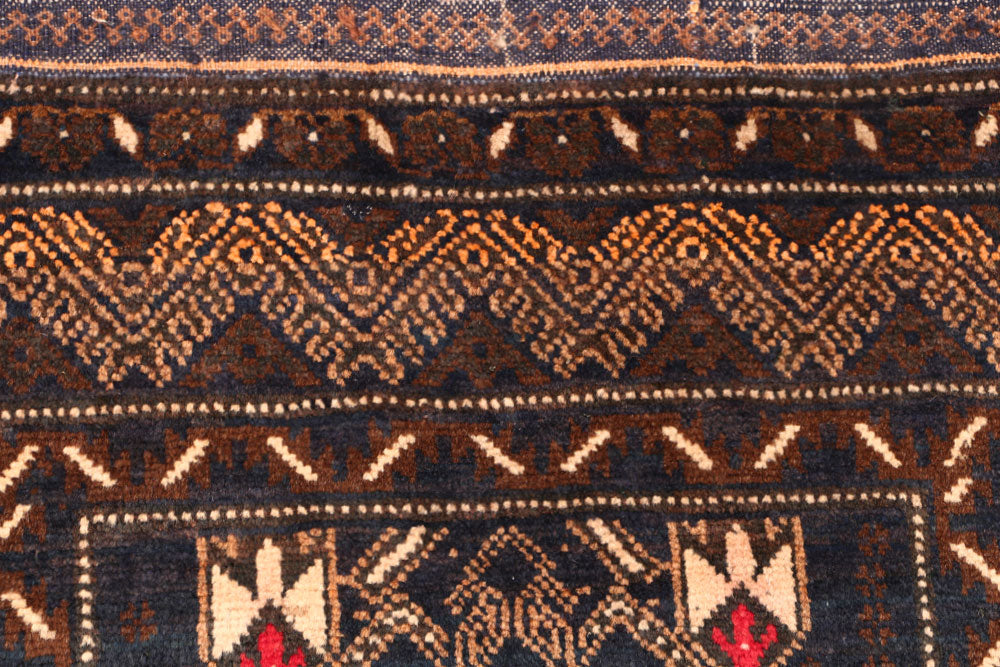 Multi Colored Baluchi 3' x 4' 4 - No. 54586 - ALRUG Rug Store